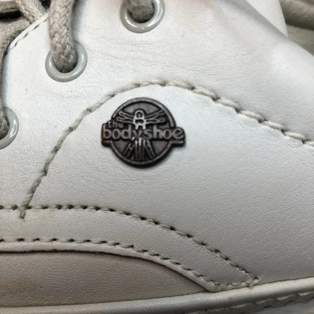 Hush Puppies The Body Shoe White Leather Lace Up Walking Shoes Men’s Size 7